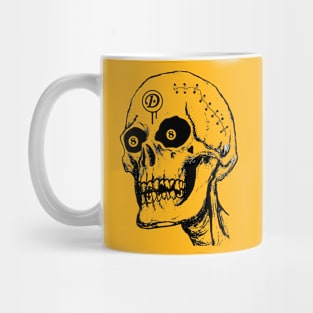 Skull 8 Ball Eyes Mug